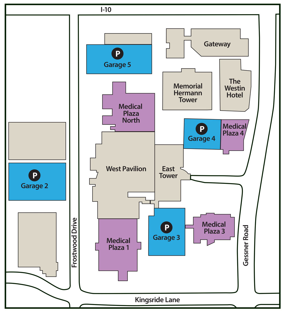 Memorial Hermann Hospital Map